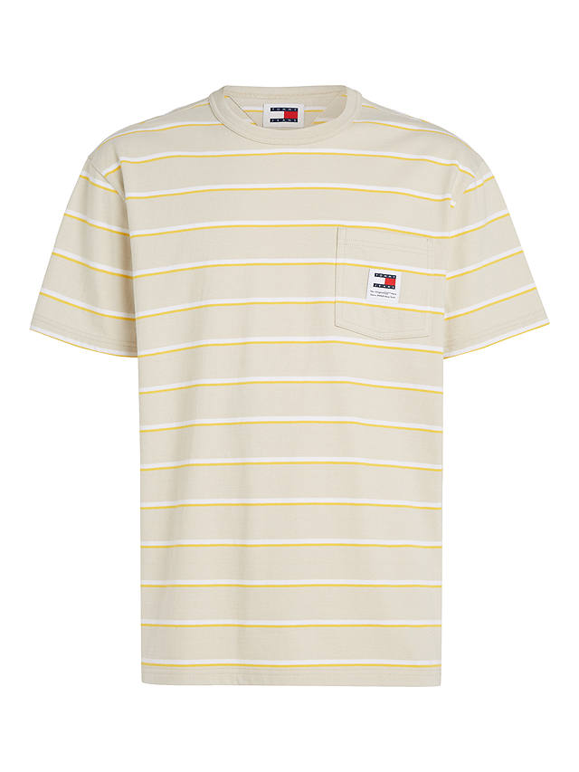 Tommy Jeans Easy Stripe Short Sleeved T-Shirt, Multi