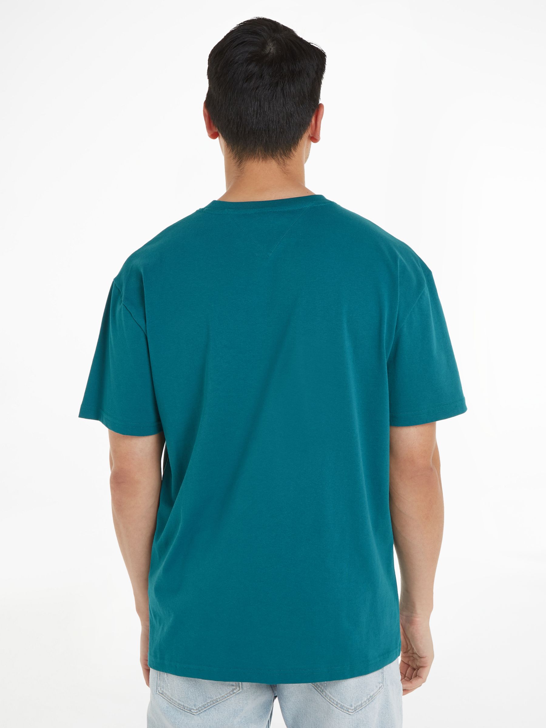 Tommy Jeans Logo Pop Colour T-Shirt, Timeless Teal, M
