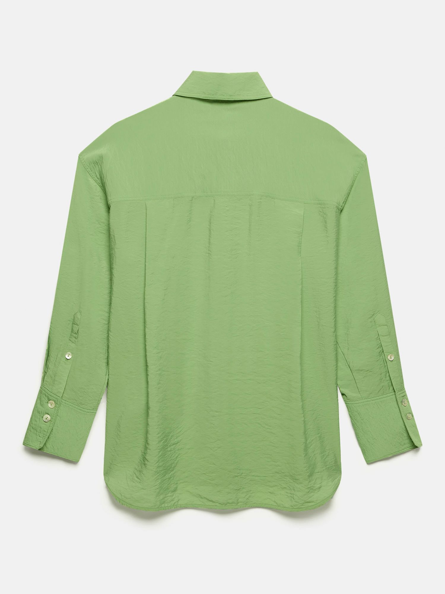 Buy Mint Velvet Utility Detail Shirt, Green Mid Online at johnlewis.com