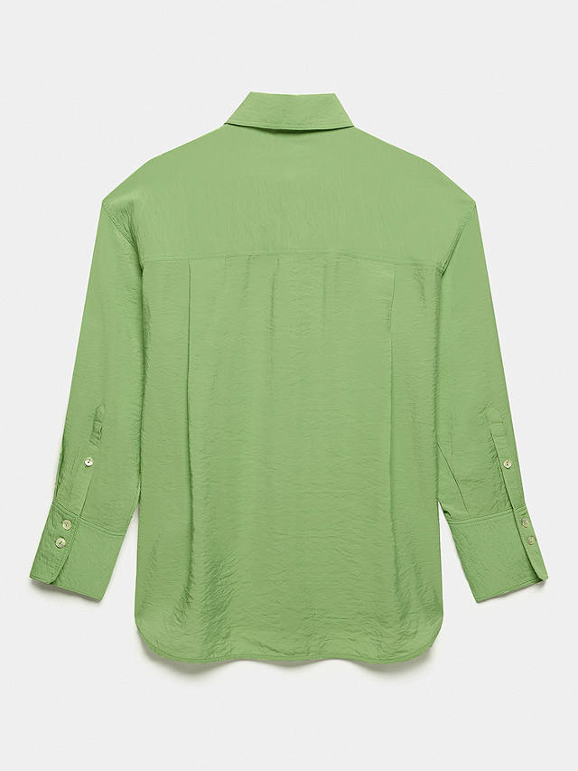 Mint Velvet Utility Detail Shirt, Green Mid