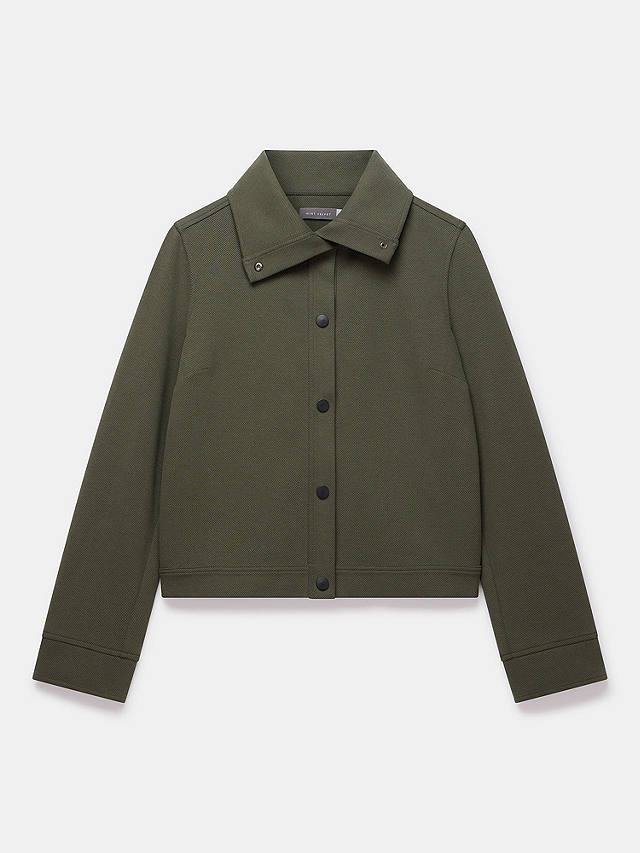 Mint Velvet Open Collar Jacket, Green
