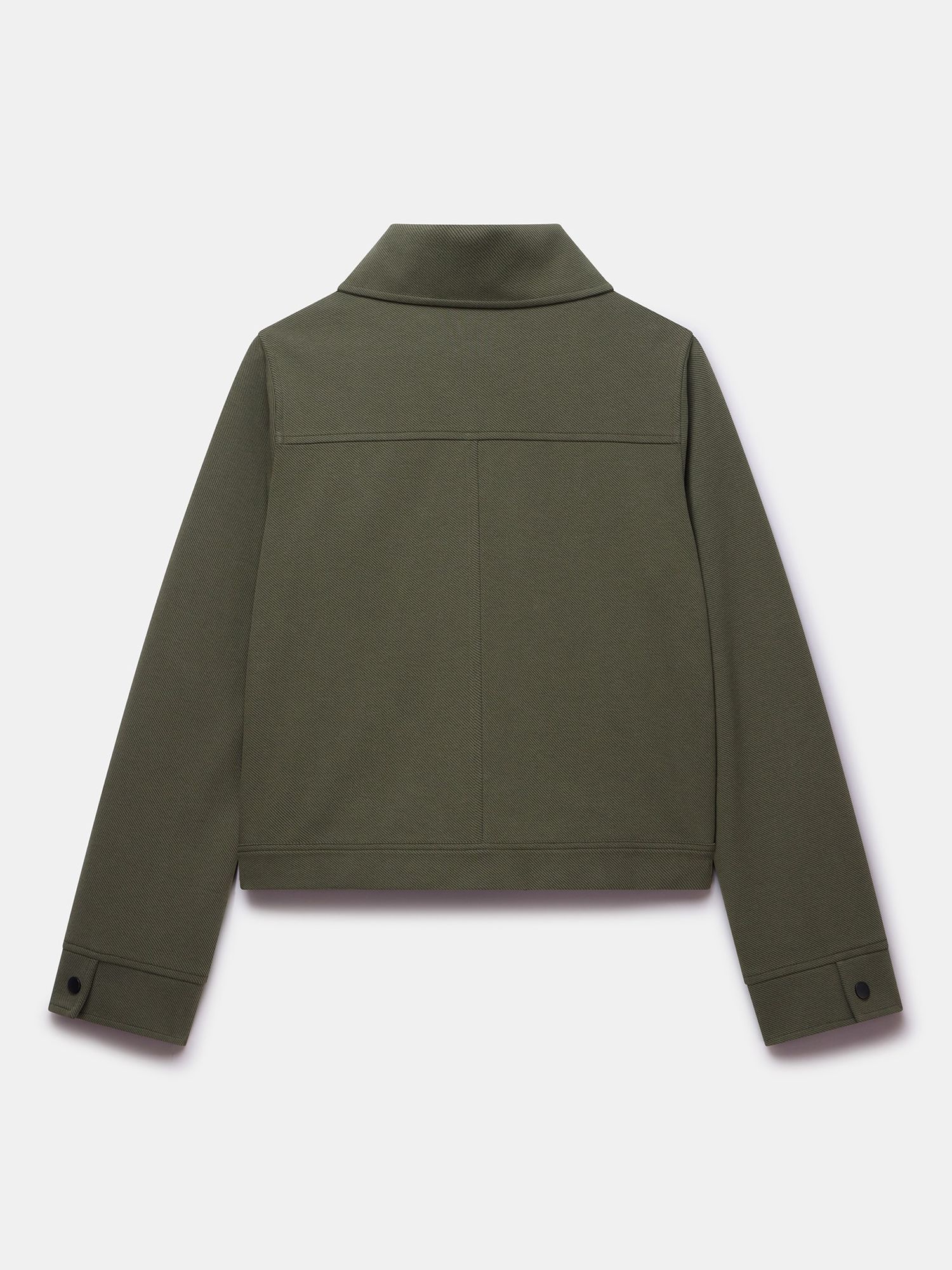 Mint Velvet Open Collar Jacket, Green, S