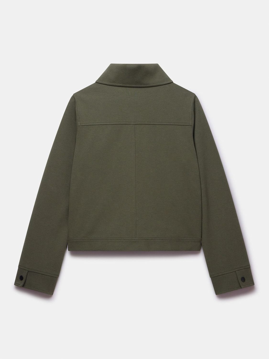 Buy Mint Velvet Open Collar Jacket, Green Online at johnlewis.com