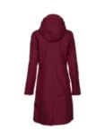 Ilse Jacobsen Hornbæk 37 Long Raincoat, Maroon