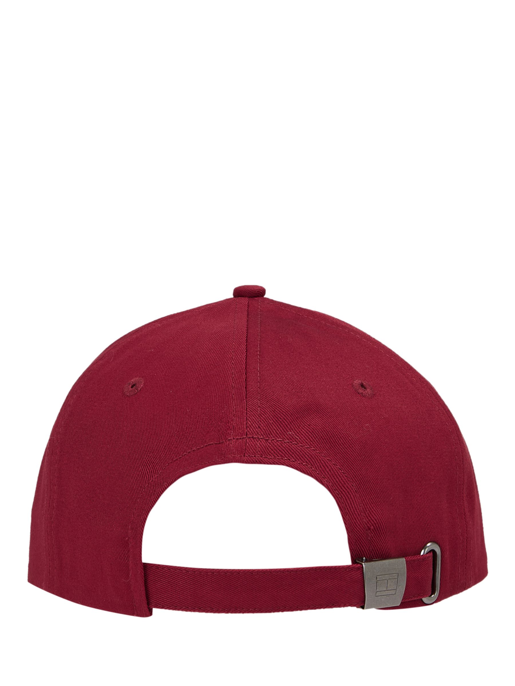 Tommy Hilfiger Plain Logo Hat, Rouge, One Size
