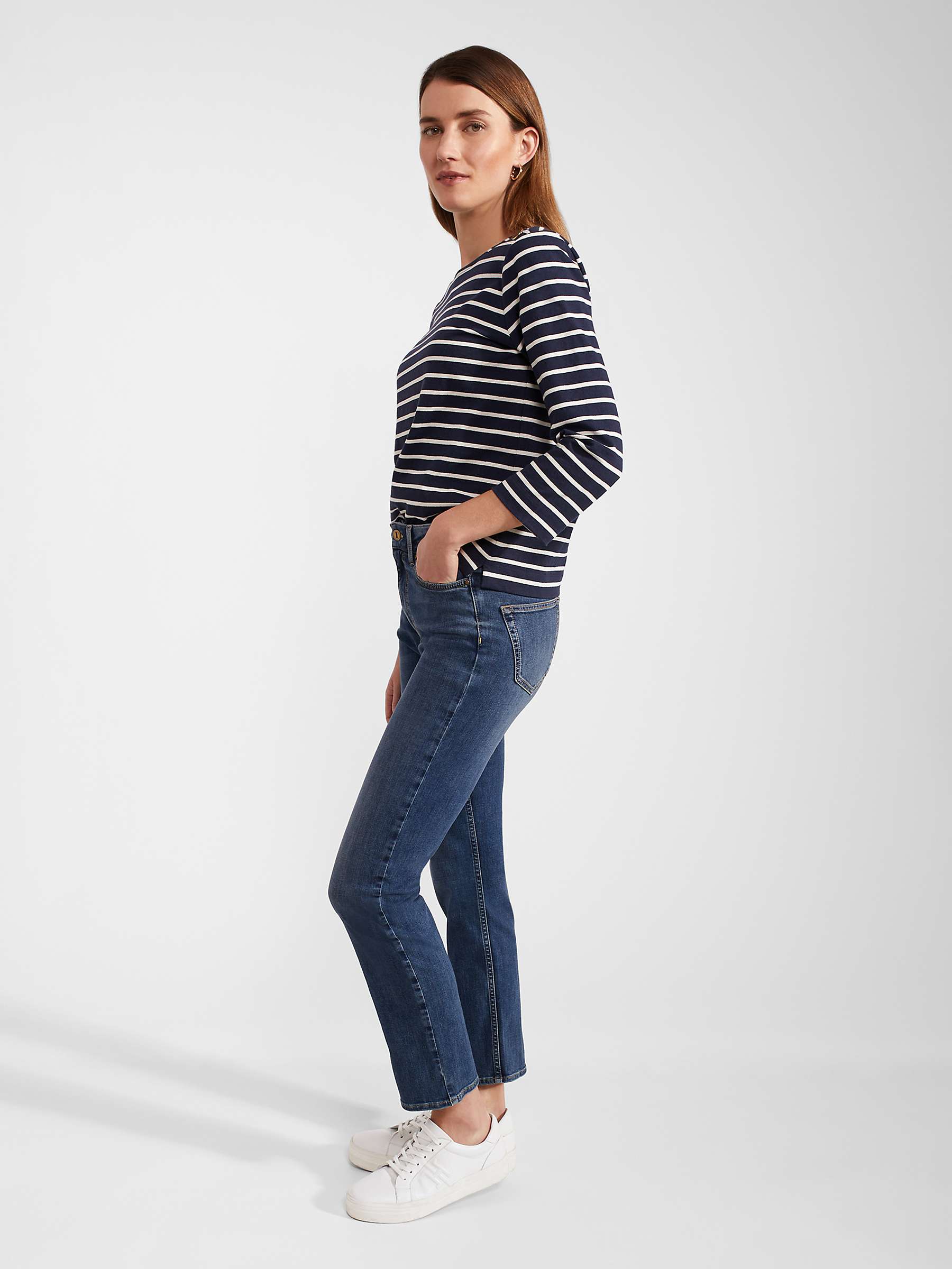 Buy Hobbs Macy Slim Fit Jeans, Mid Wash Online at johnlewis.com