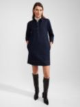 Hobbs Josie Mini Denim Dress, Indigo, Indigo