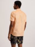 Ted Baker Palomas Short Sleeve Shirt, Orange Dark