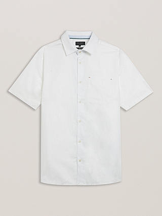 Ted Baker Palomas Short Sleeve Shirt, White White
