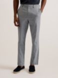 Ted Baker Pinstripe Slim Tailored Trousers, Light Grey