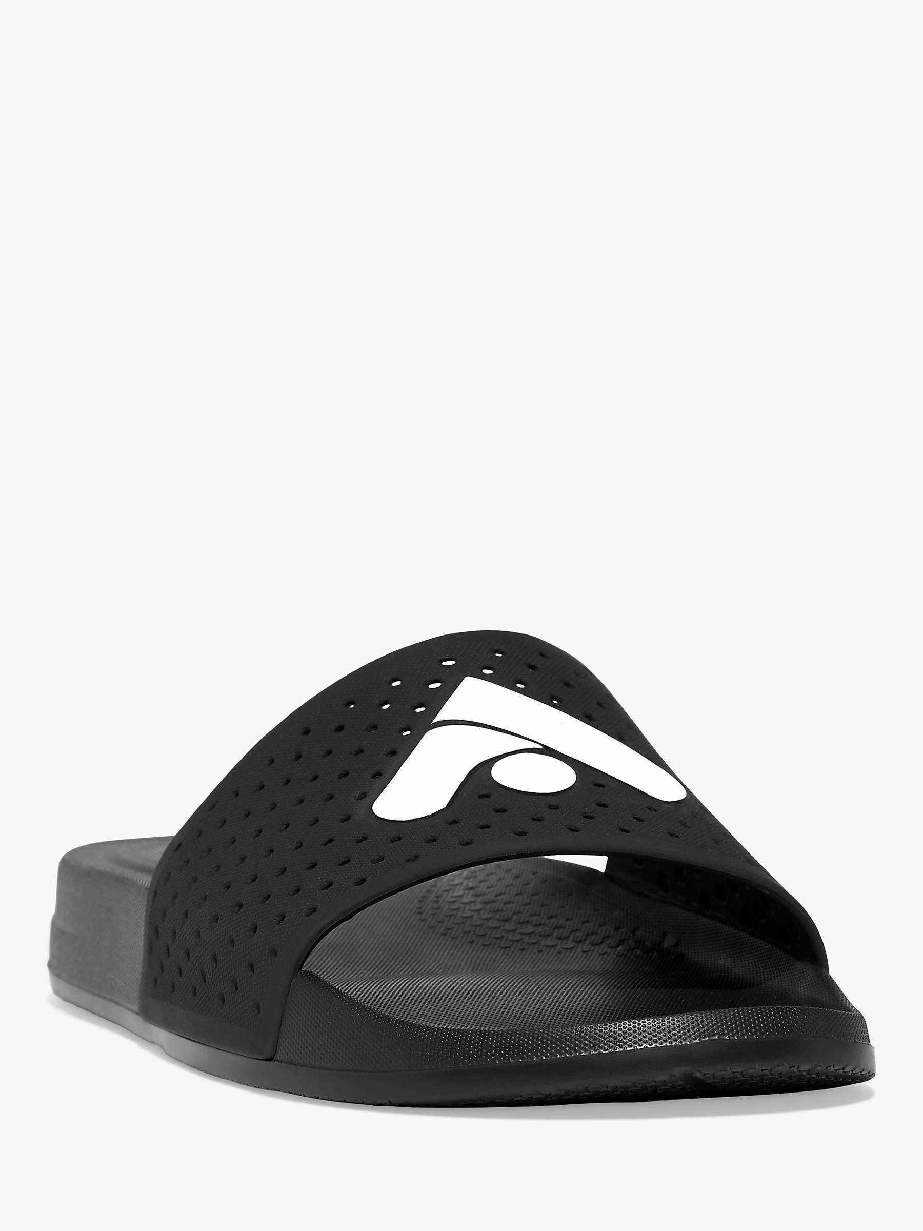 Buy FitFlop Iquishion Pool Sliders, Black Online at johnlewis.com