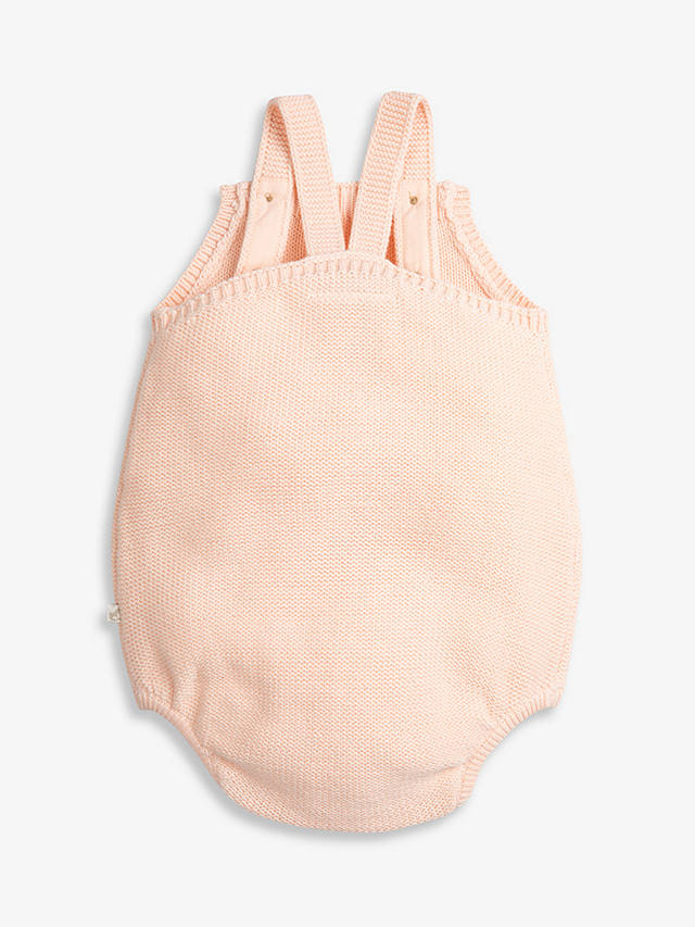 The Little Tailor Baby Cotton Knit Romper, Pink