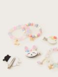 Monsoon Kids' Spring Hair Clips & Bracelet Set, Multi