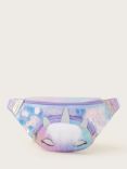 Monsoon Kids' Jazzy Unicorn Bum Bag, Lilac