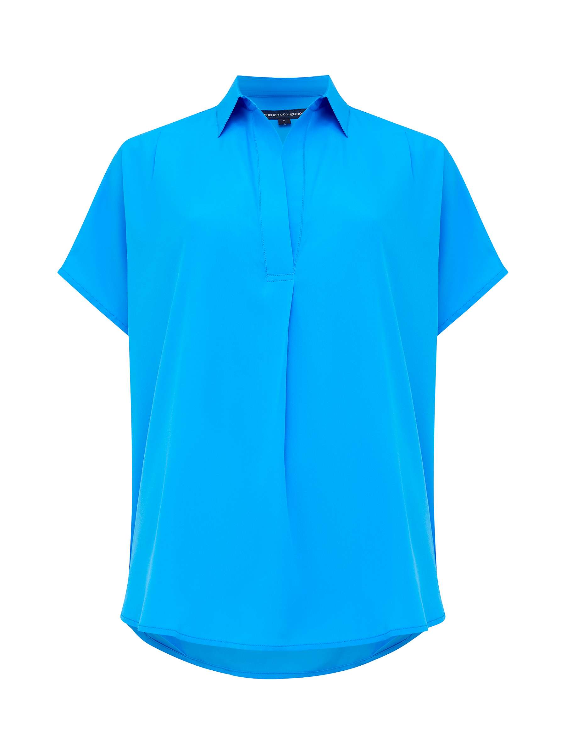 Buy French Connection Crepe Sleeveless Blouse, Blue Sea Star Online at johnlewis.com