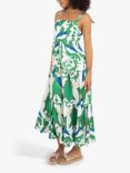 Traffic People The Big Year Lily Silk Blend Dress, Green