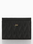 Mango Queens Quilted Cardholder, Black