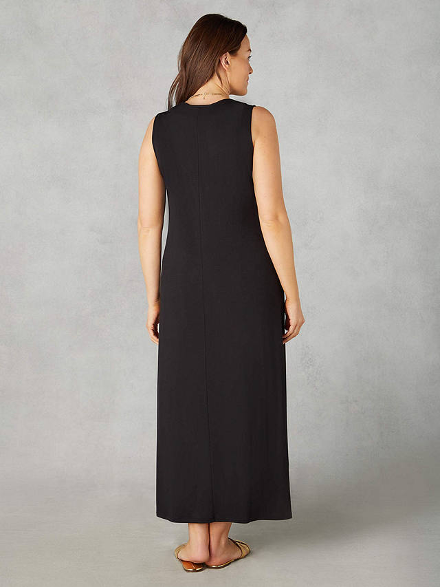 Live Unlimited Curve Petite Jersey Relaxed Maxi Dress, Black