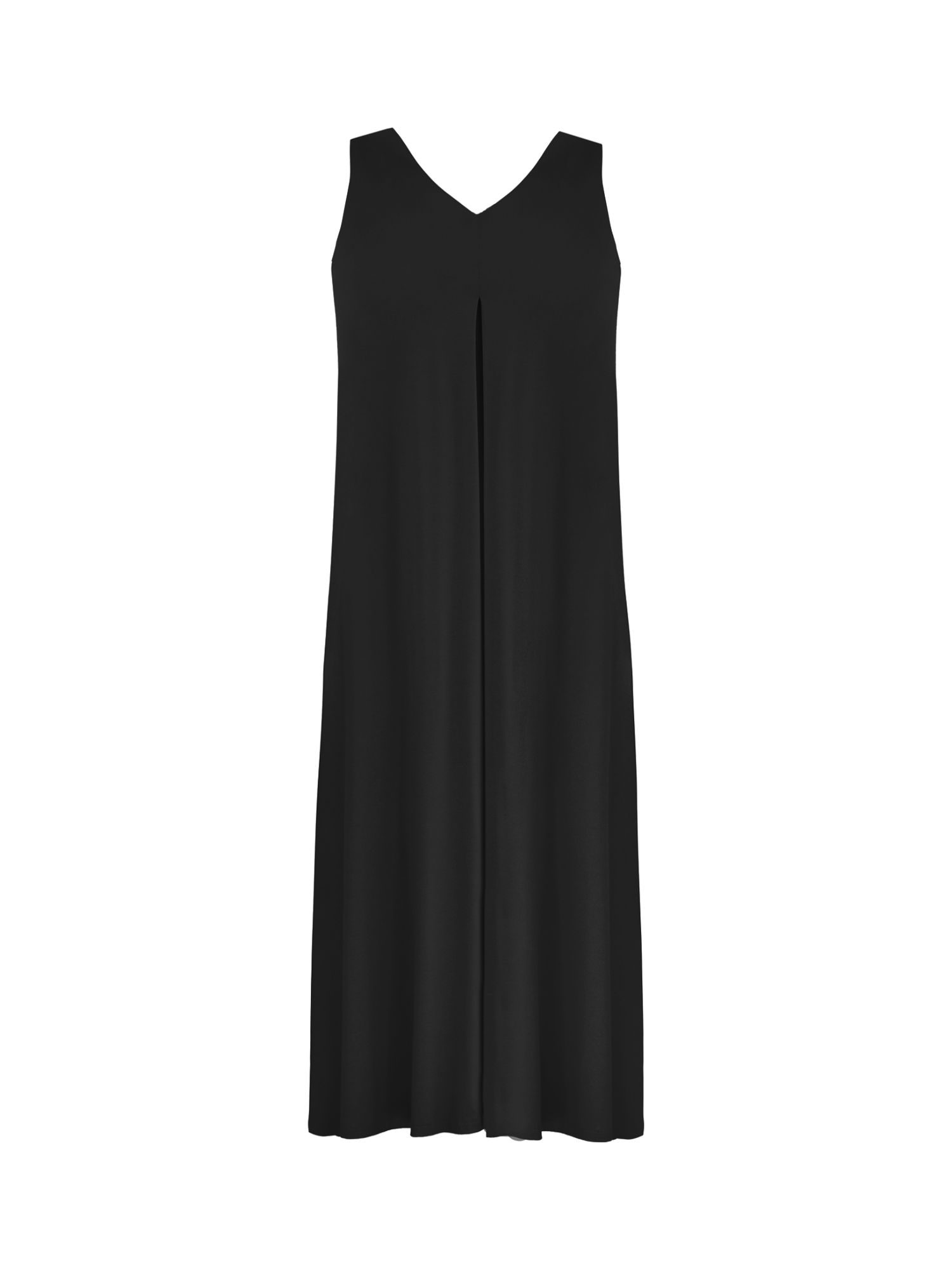 Live Unlimited Curve Petite Jersey Relaxed Maxi Dress, Black, 18
