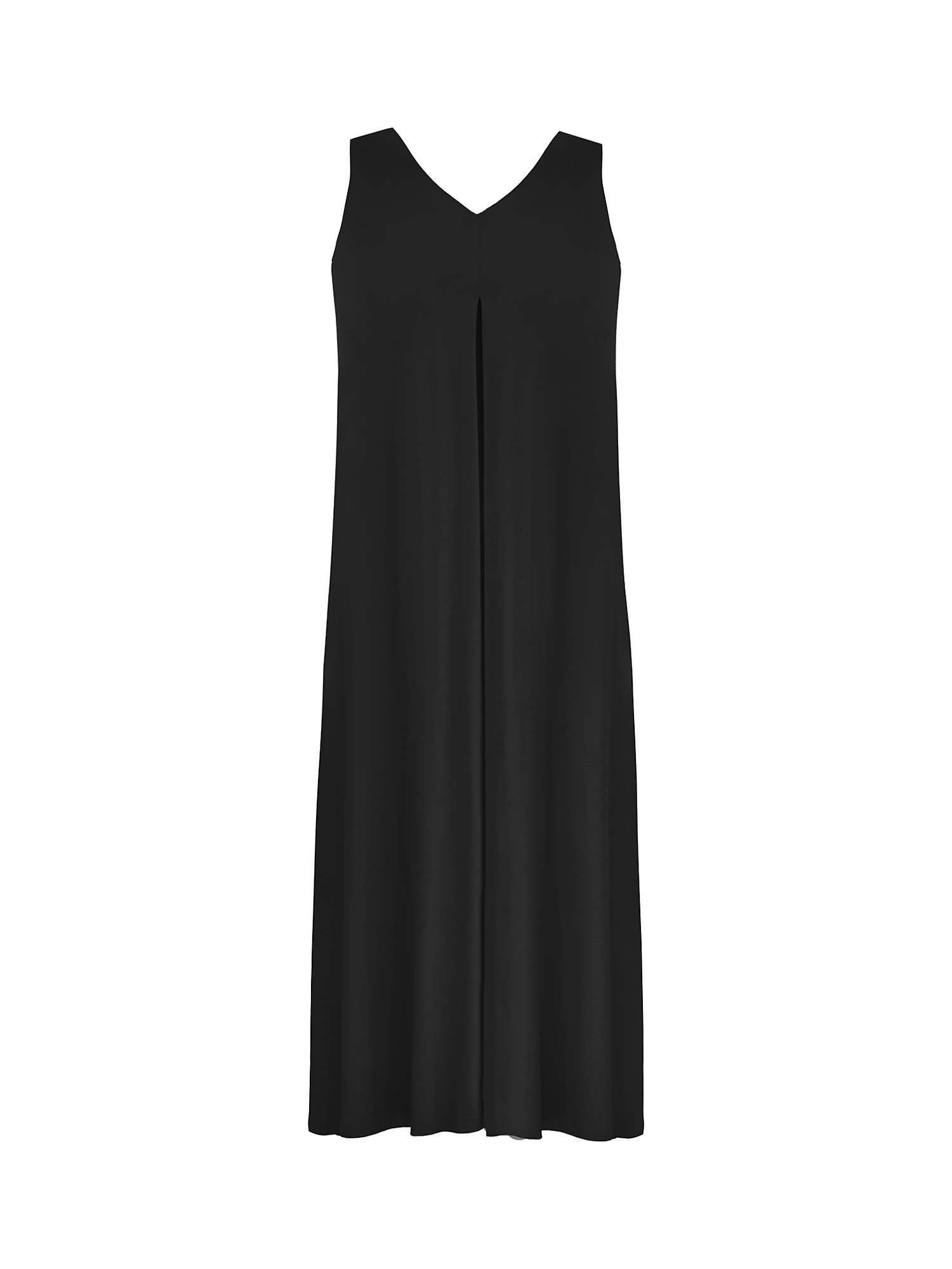 Buy Live Unlimited Curve Petite Jersey Relaxed Maxi Dress, Black Online at johnlewis.com