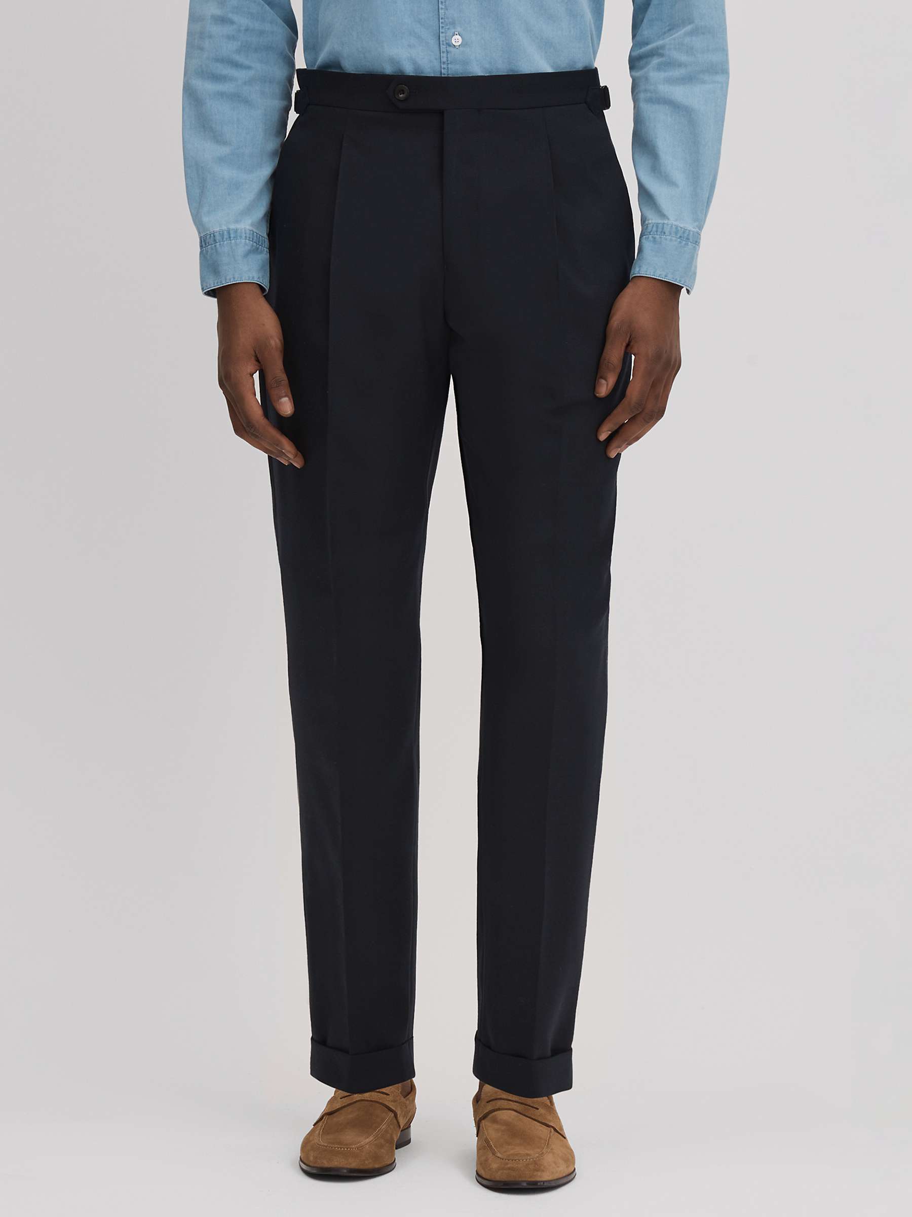 Buy Reiss Valentine Hopsack Trousers Online at johnlewis.com