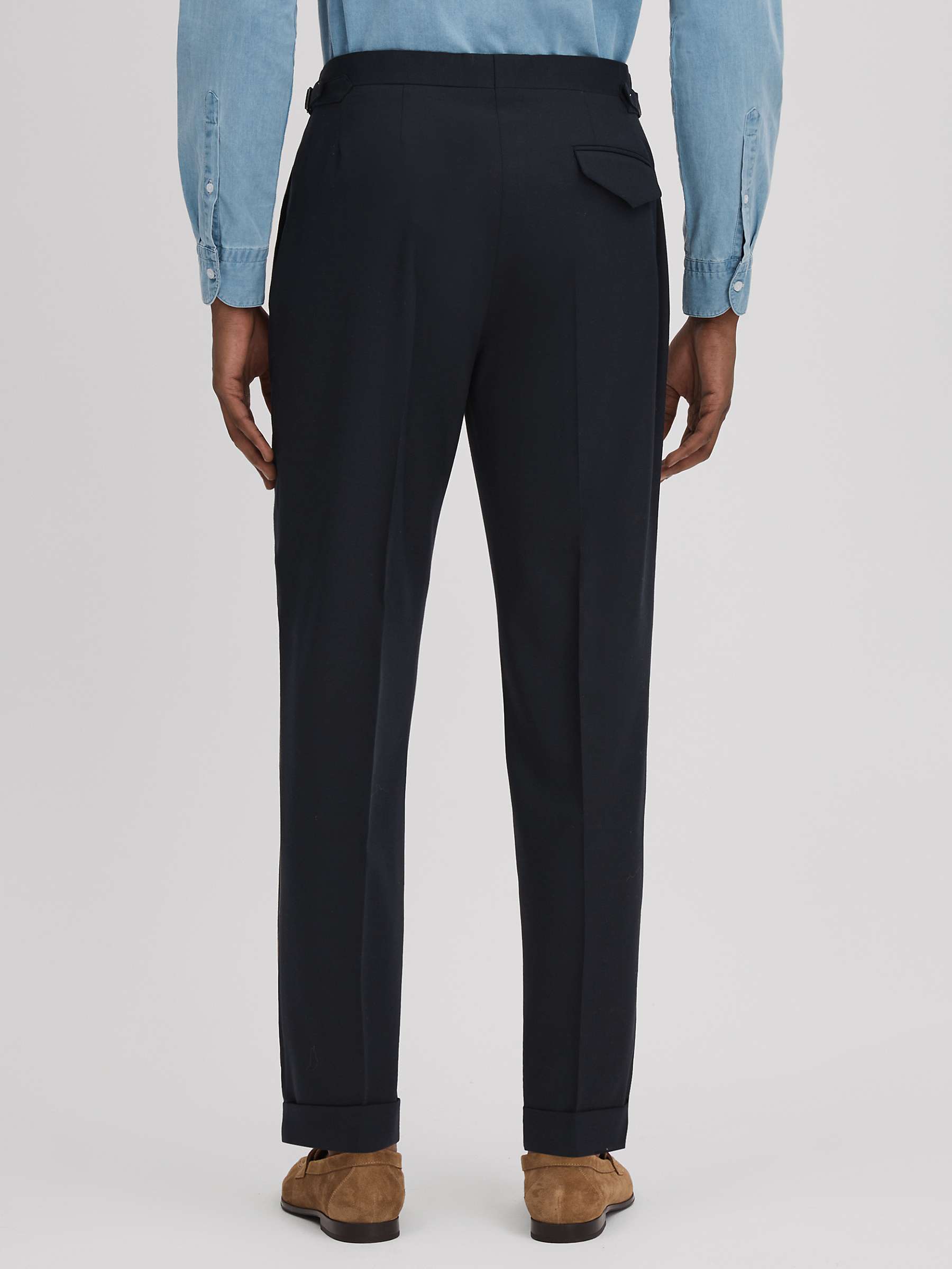 Buy Reiss Valentine Hopsack Trousers Online at johnlewis.com