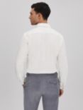 Reiss Vincy Long Sleeve Cutaway Collar Shirt, White