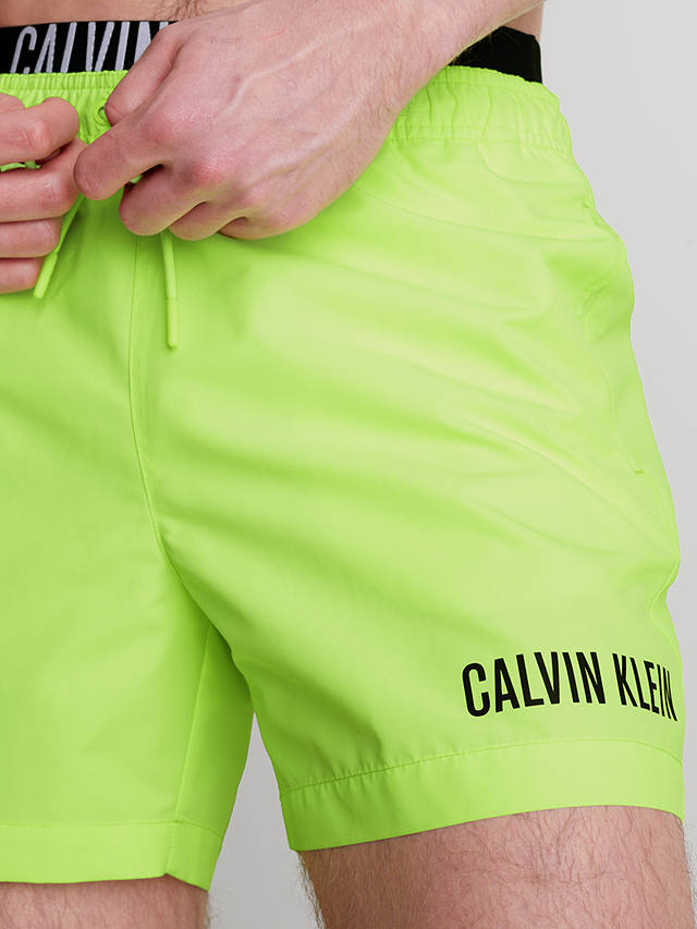 Calvin Klein Double Waistband Swim Shorts, Citrust Burst