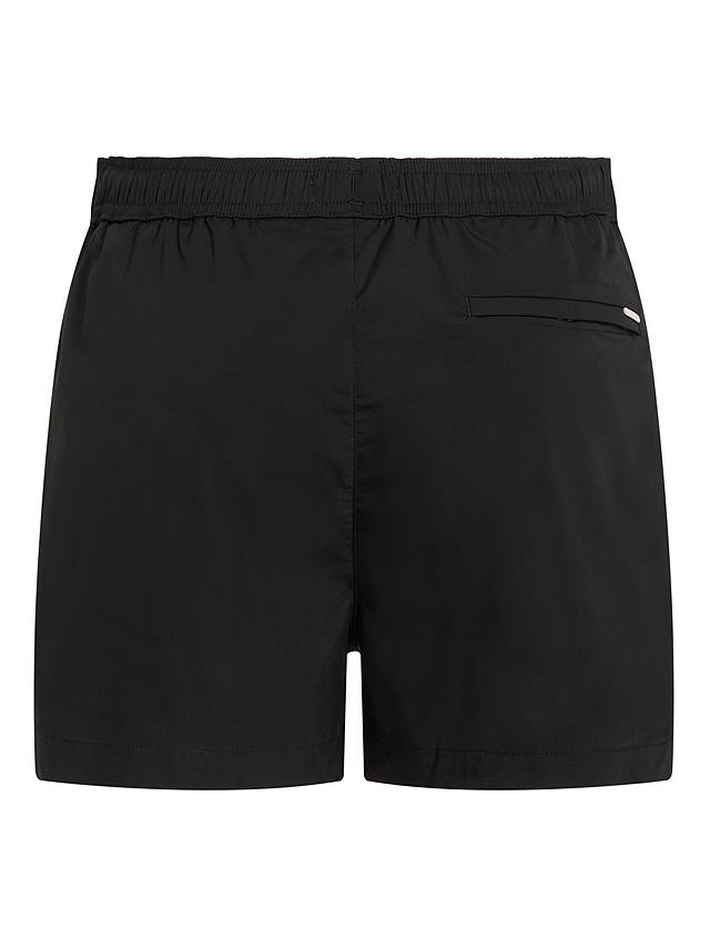 Calvin Klein Logo Drawstring Swim Shorts, Black