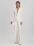 Reiss Petite Millie Tailored Blazer, Cream