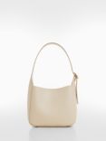 Mango Salva Faux Leather Shoulder Bag, Natural White