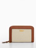 Mango Monaco Wallet, Medium Brown