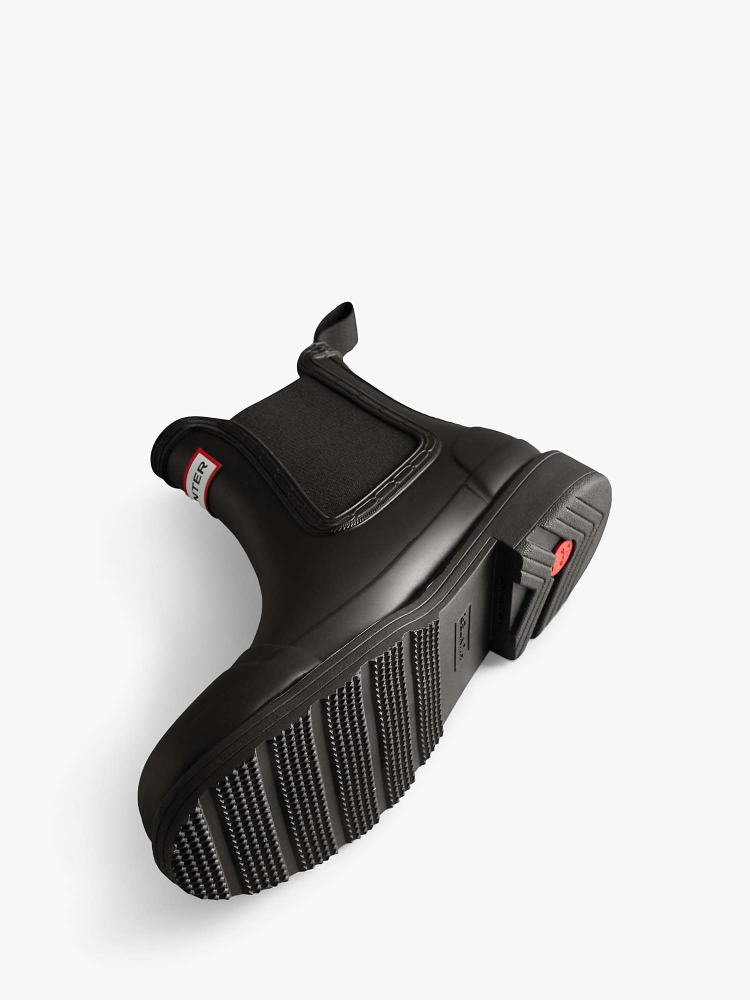 Buy Hunter Commando Chelsea Wellington Boots, Black Online at johnlewis.com