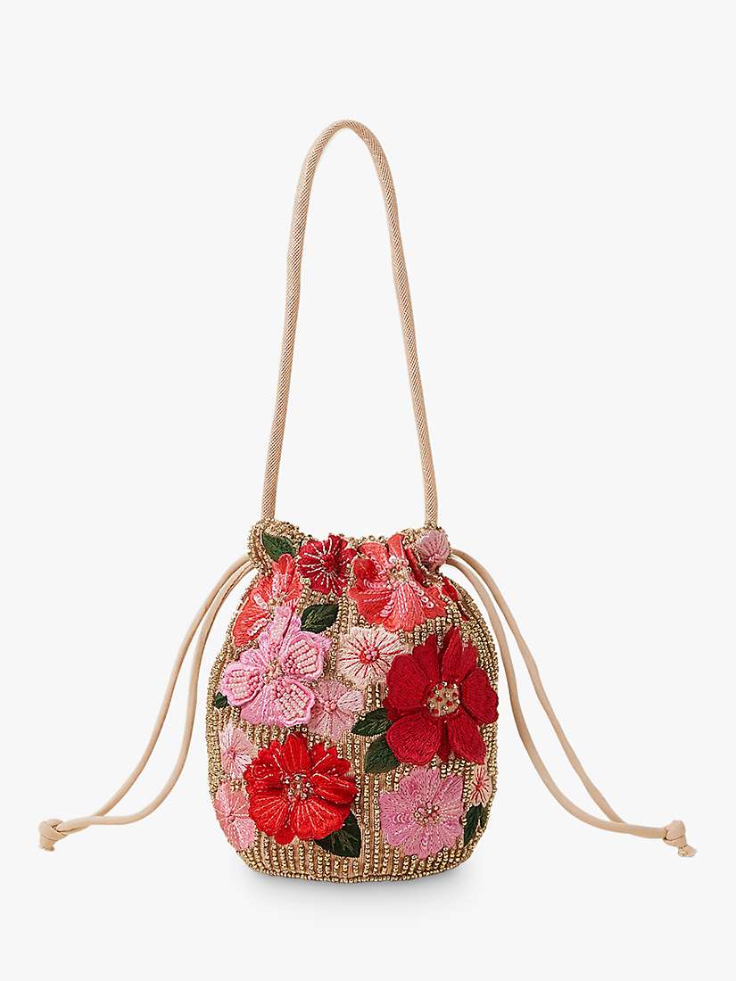 Buy Angels by Accessorize Kids' Floral Embellished Pouch Bag, Multi Online at johnlewis.com