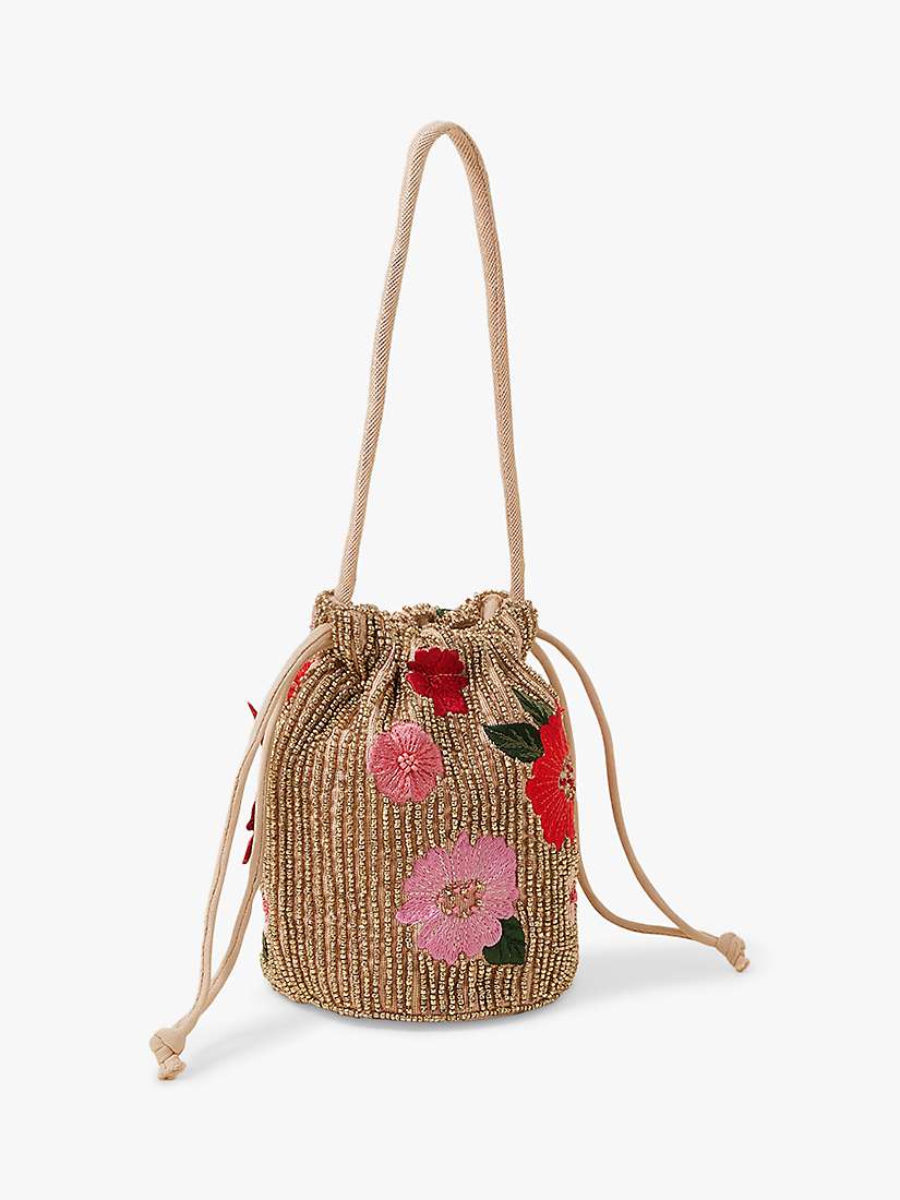 Buy Angels by Accessorize Kids' Floral Embellished Pouch Bag, Multi Online at johnlewis.com