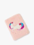 Angels by Accessorize Kids' Fluff Unicorn Notebook, Pink
