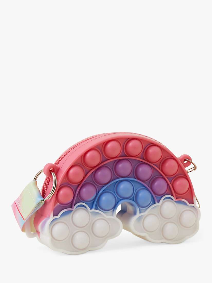 Buy Angels by Accessorize Kids' Rainbow Push Popper Bag, Multi Online at johnlewis.com