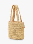 Angels By Accessorize Kids' Ruffle Straw Bag, Natural