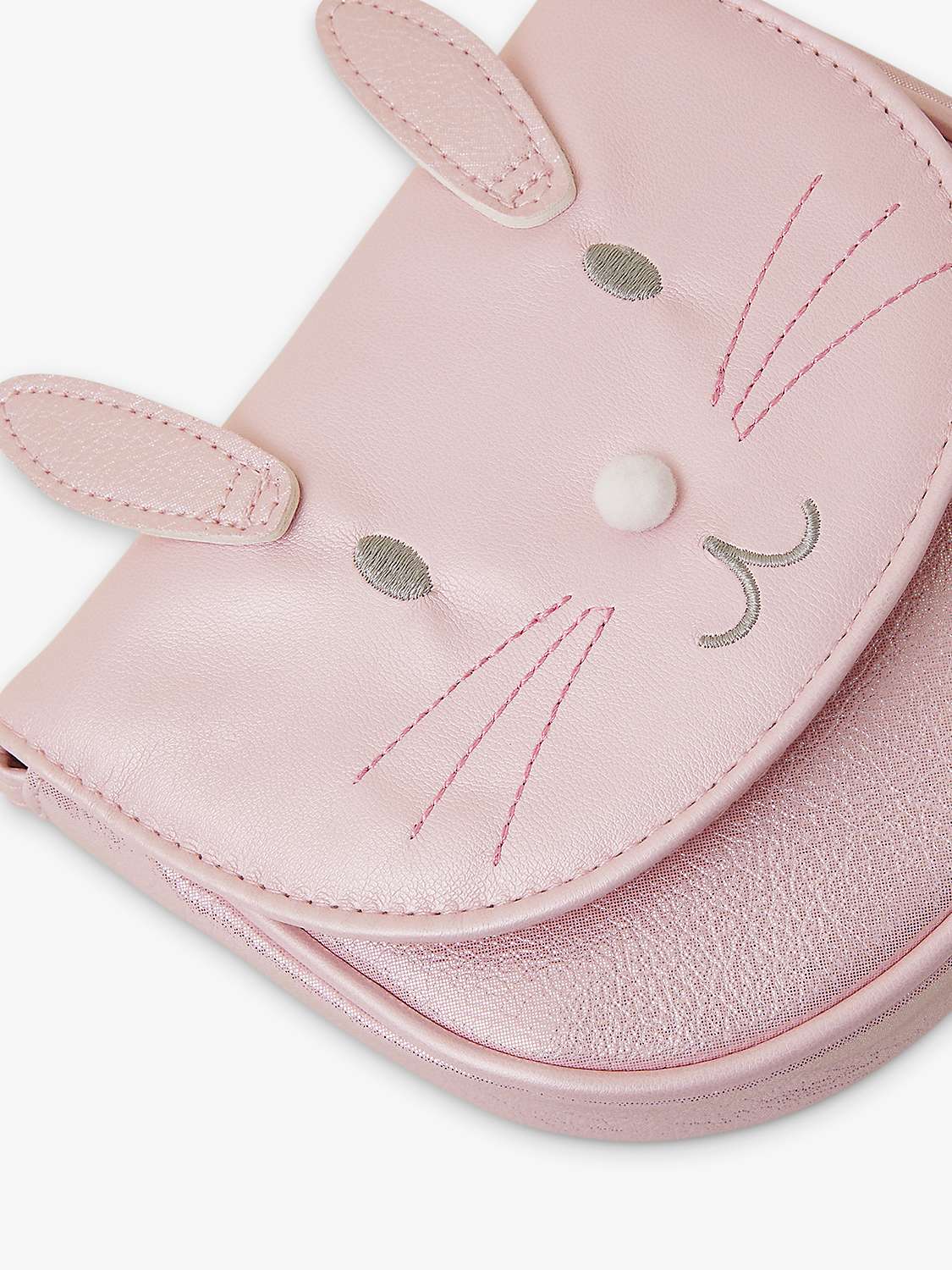 Buy Angels by Accessorize Kids' Bunny Cross Body Bag, Pink Online at johnlewis.com