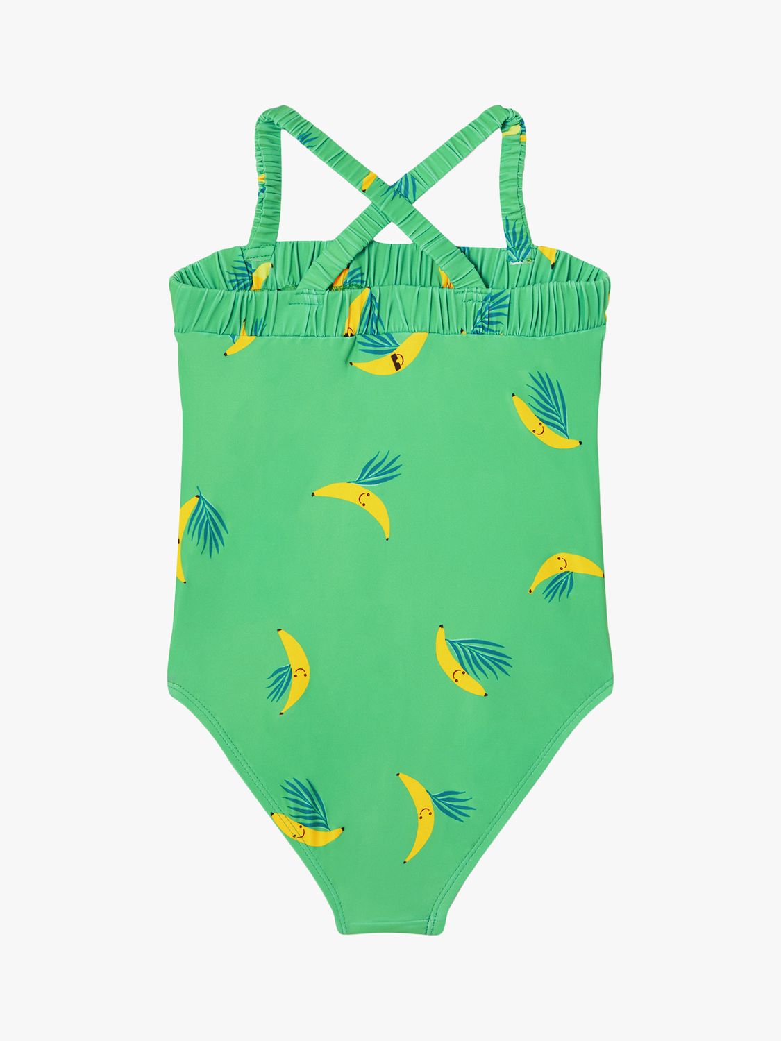 Angels by Accessorize Kids' Banana Print Swimsuit, Green/Multi, 18-24M