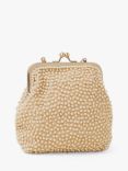 Angels by Accessorize Kids' Pearl Clip Frame Bag, Natural