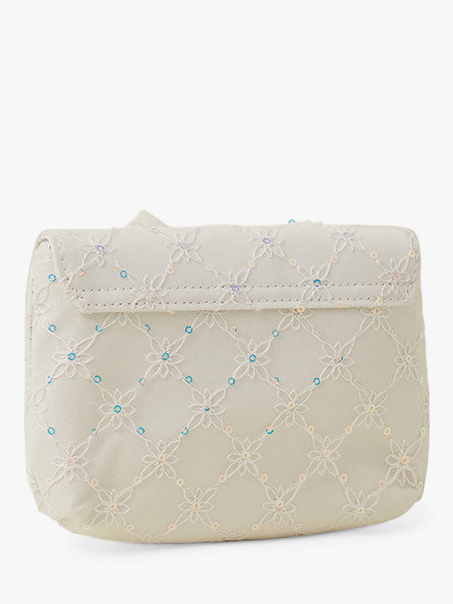 Angels by Accessorize Kids' Lace Bow Bag, Ivory