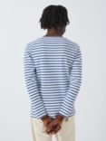Armor Lux Breton Long Sleeve Stripe Shirt, White/Blue