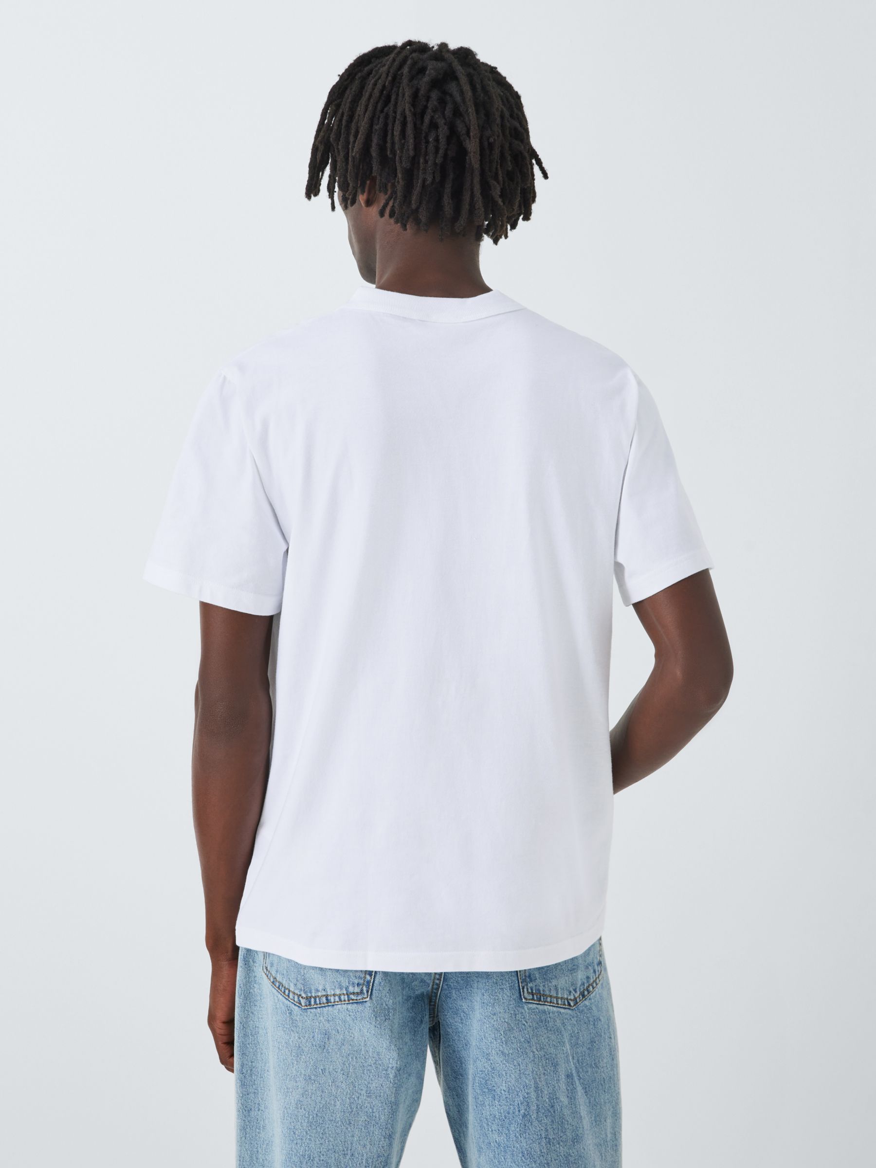 Armor Lux Cotton Crew Neck T-Shirt, Blanc, S