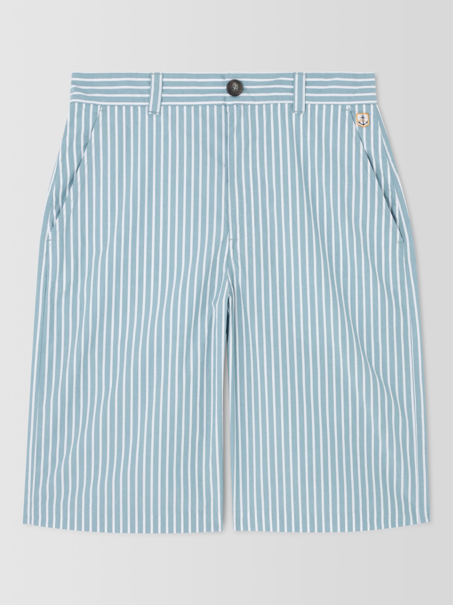 Armor Lux Raye Heritage Striped Shorts, Blue/White, S