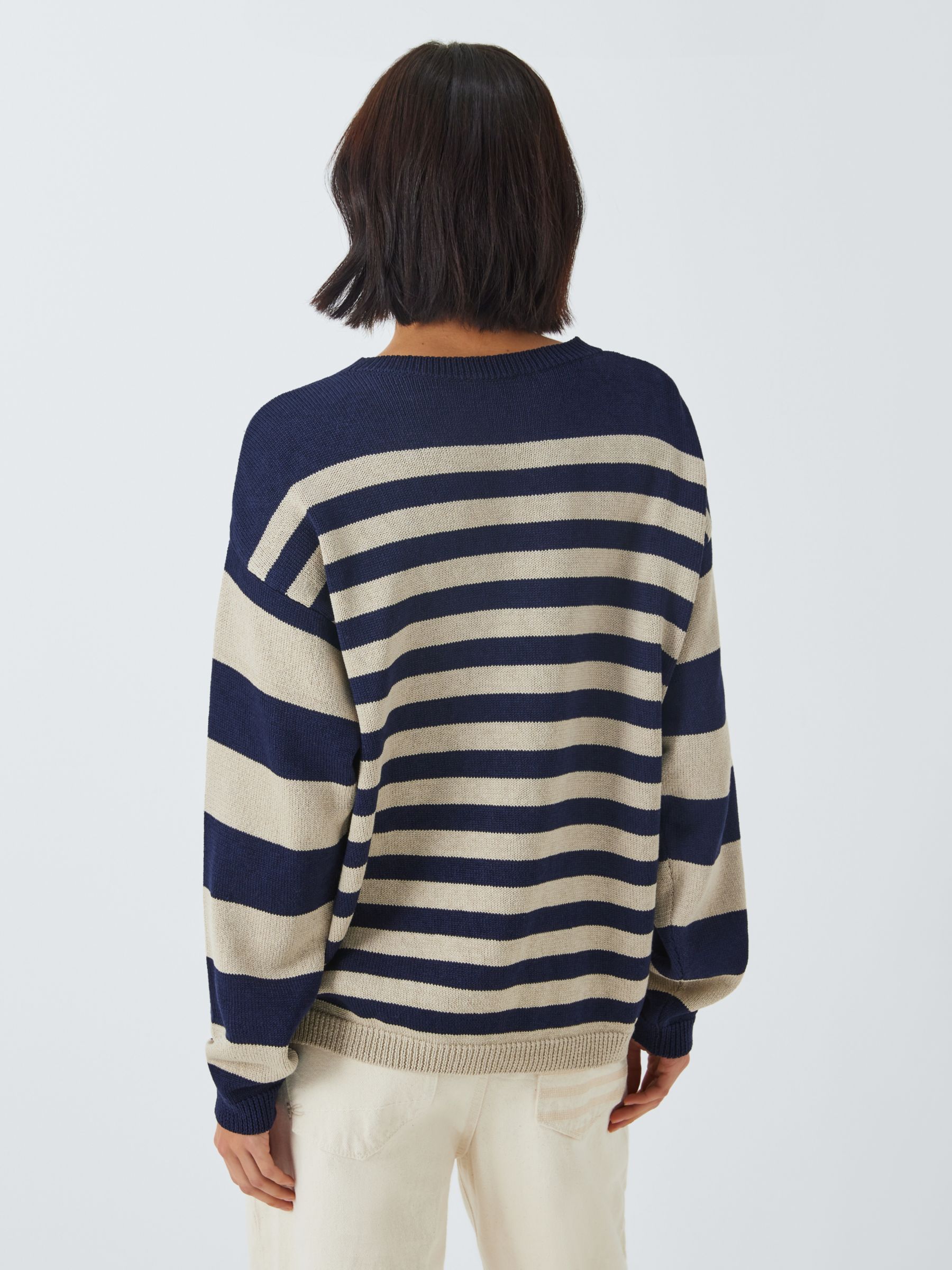 Buy Armor Lux Pull Raye Jumper, Blue/Yellow Online at johnlewis.com