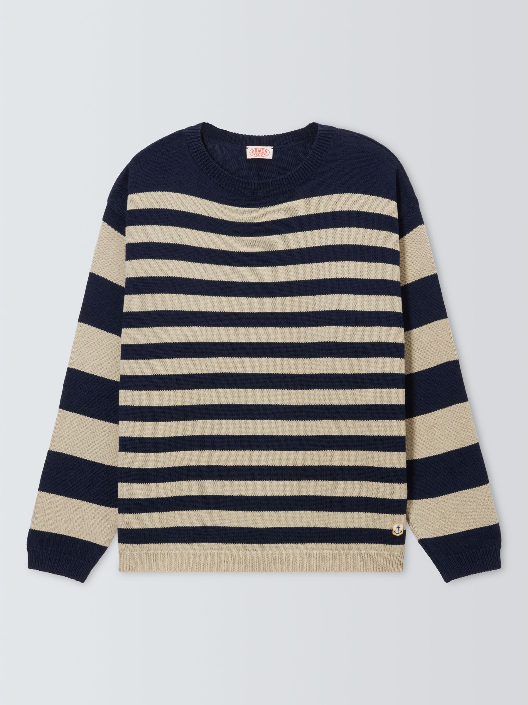 Buy Armor Lux Pull Raye Jumper, Blue/Yellow Online at johnlewis.com