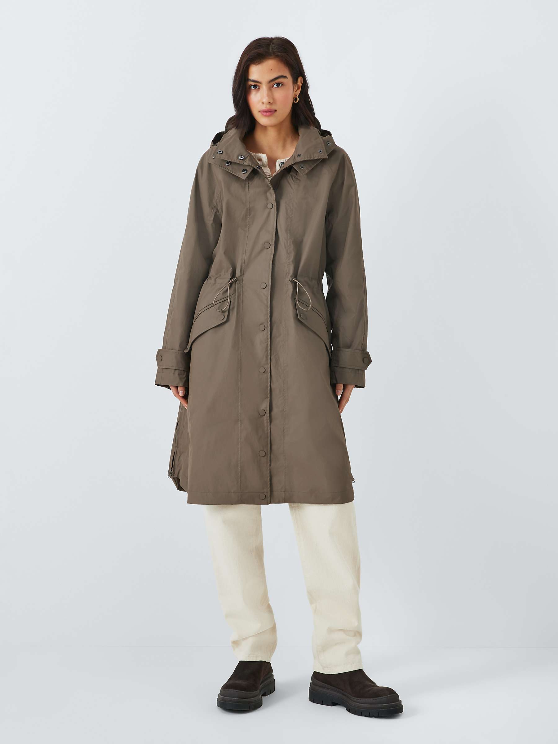 Buy Armor Lux Women's Parka Longue Raincoat, Green Online at johnlewis.com