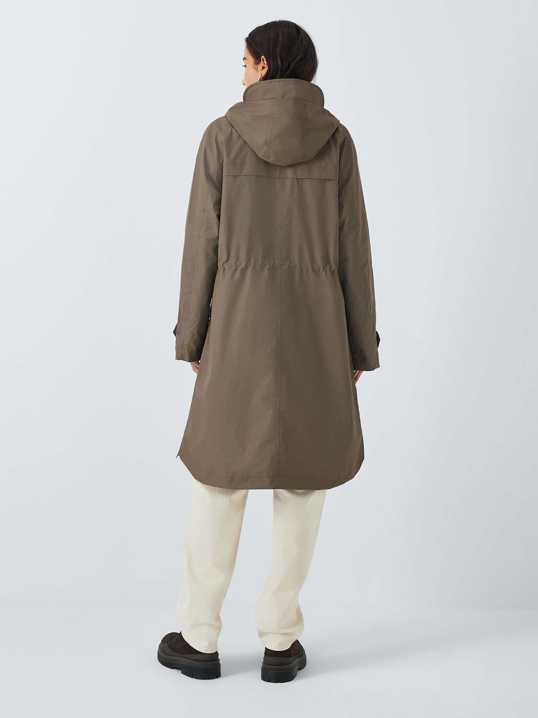 Buy Armor Lux Women's Parka Longue Raincoat, Green Online at johnlewis.com