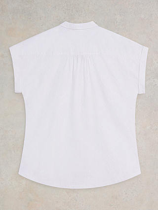 White Stuff Ellie Organic Cotton Shirt, Pale Ivory